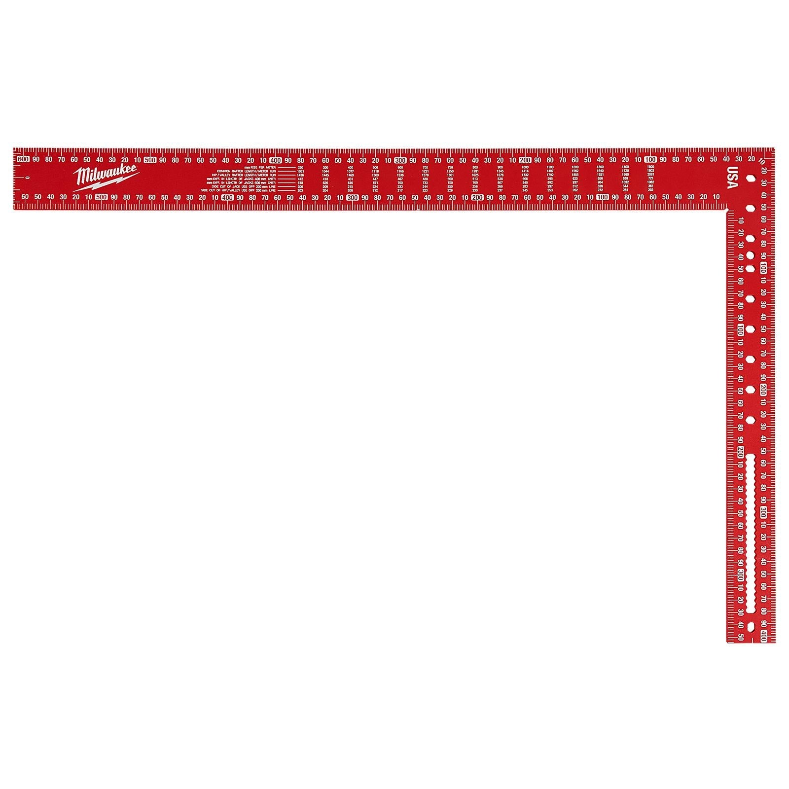 Milwaukee Framing Square Metric 400mm x 600mm 