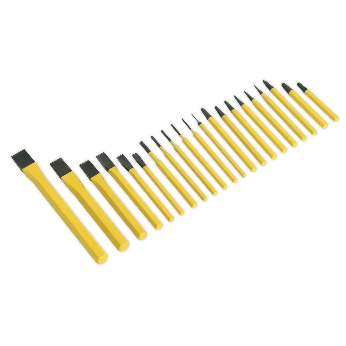 Siegen by Sealey Punch & Chisel Set 21pc 