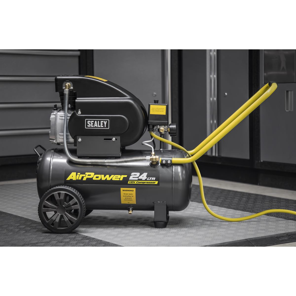 Sealey 24L Direct Drive Air Compressor 2hp 110V 