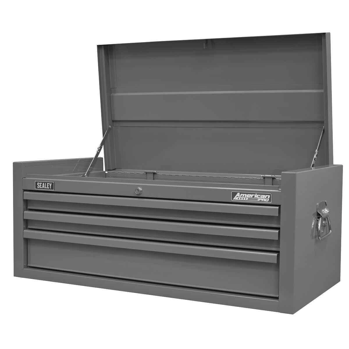 Sealey American PRO® Topchest 3 drawer - Grey  White Rose Tools