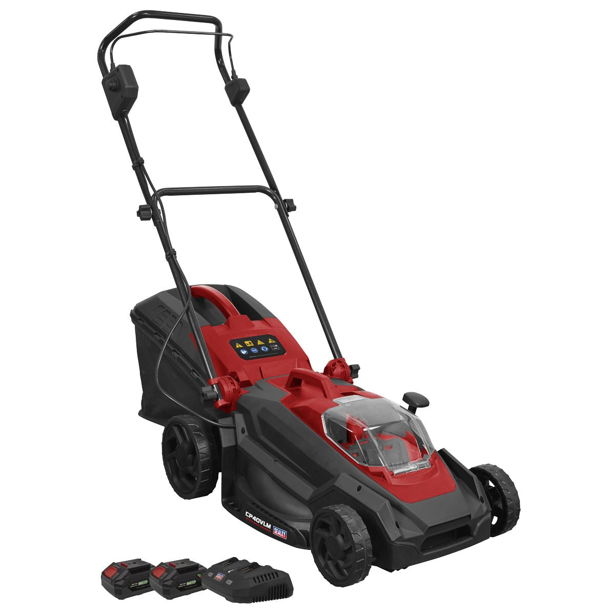 Sealey Cordless Lawn Mower Kit 40V 4Ah SV20 Series 40cm 