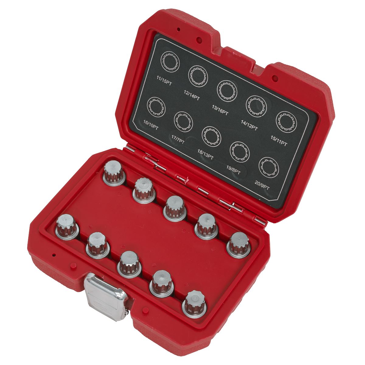 Sealey Locking Wheel Nut Key Set 10pc - BMW 