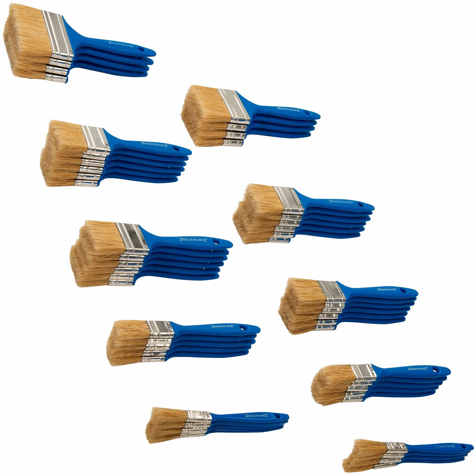 Silverline Disposable Paint Brushes Brush All Sizes All Quantities Decorating