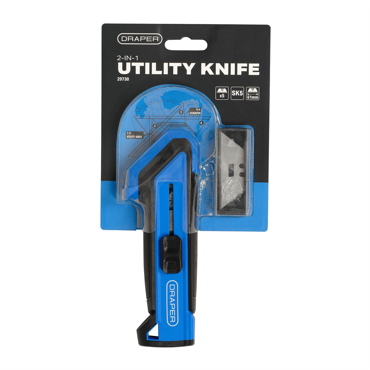 Draper 2-in-1 Utility Knife 29730  White Rose Tools