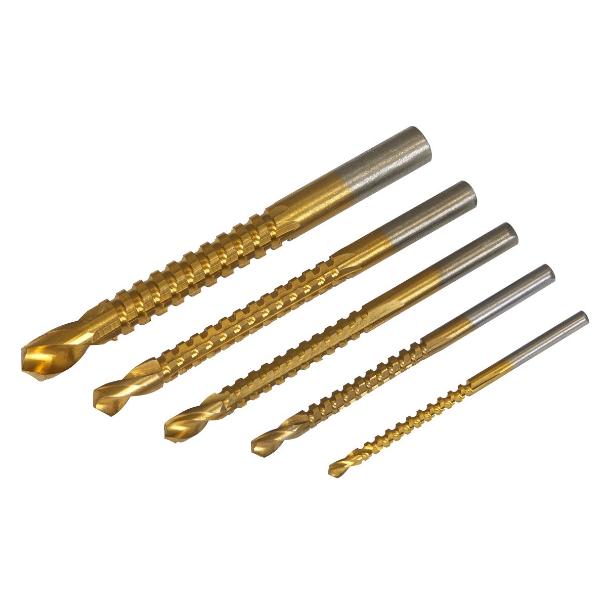 Sealey Drill Saw Bit Set 5pc  White Rose Tools