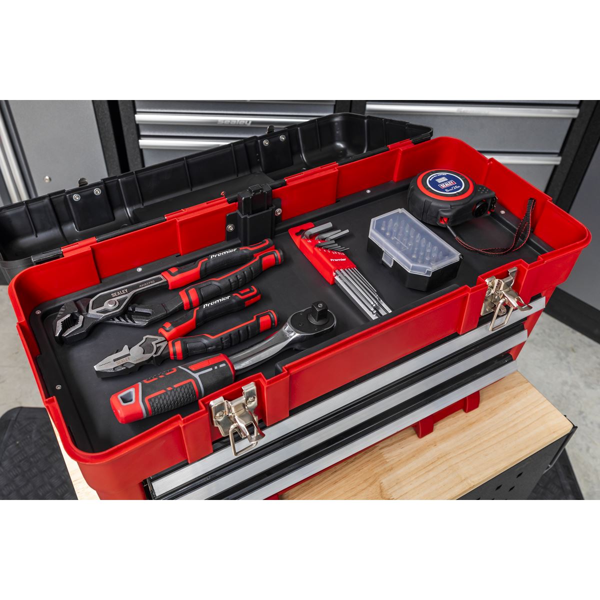 Sealey Toolbox 585mm 3 Drawer Portable