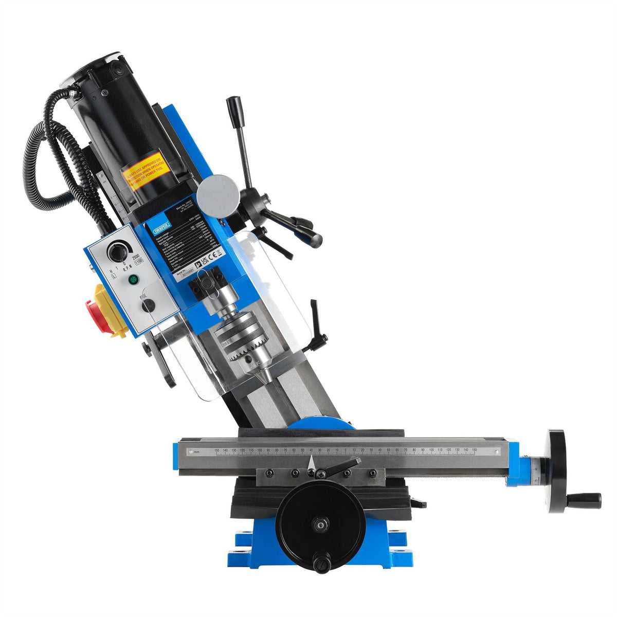Draper Variable Speed Mini Milling/Drilling Machine 350W 34023  White Rose Tools
