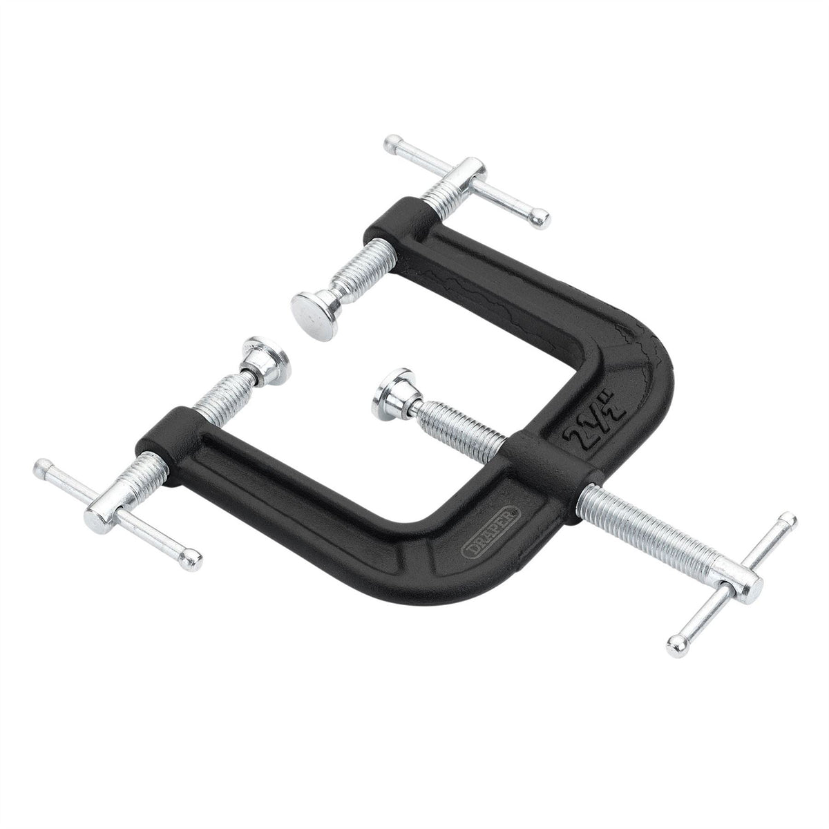 Draper 3-Way G-Clamp 63mm 19404  White Rose Tools