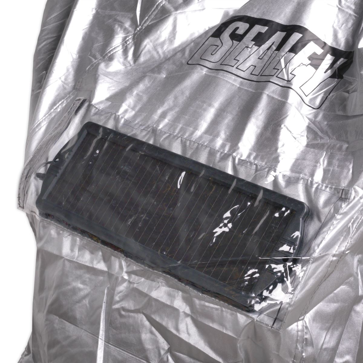 Sealey Motorcycle Coverall - Medium with Solar Panel Pocket 