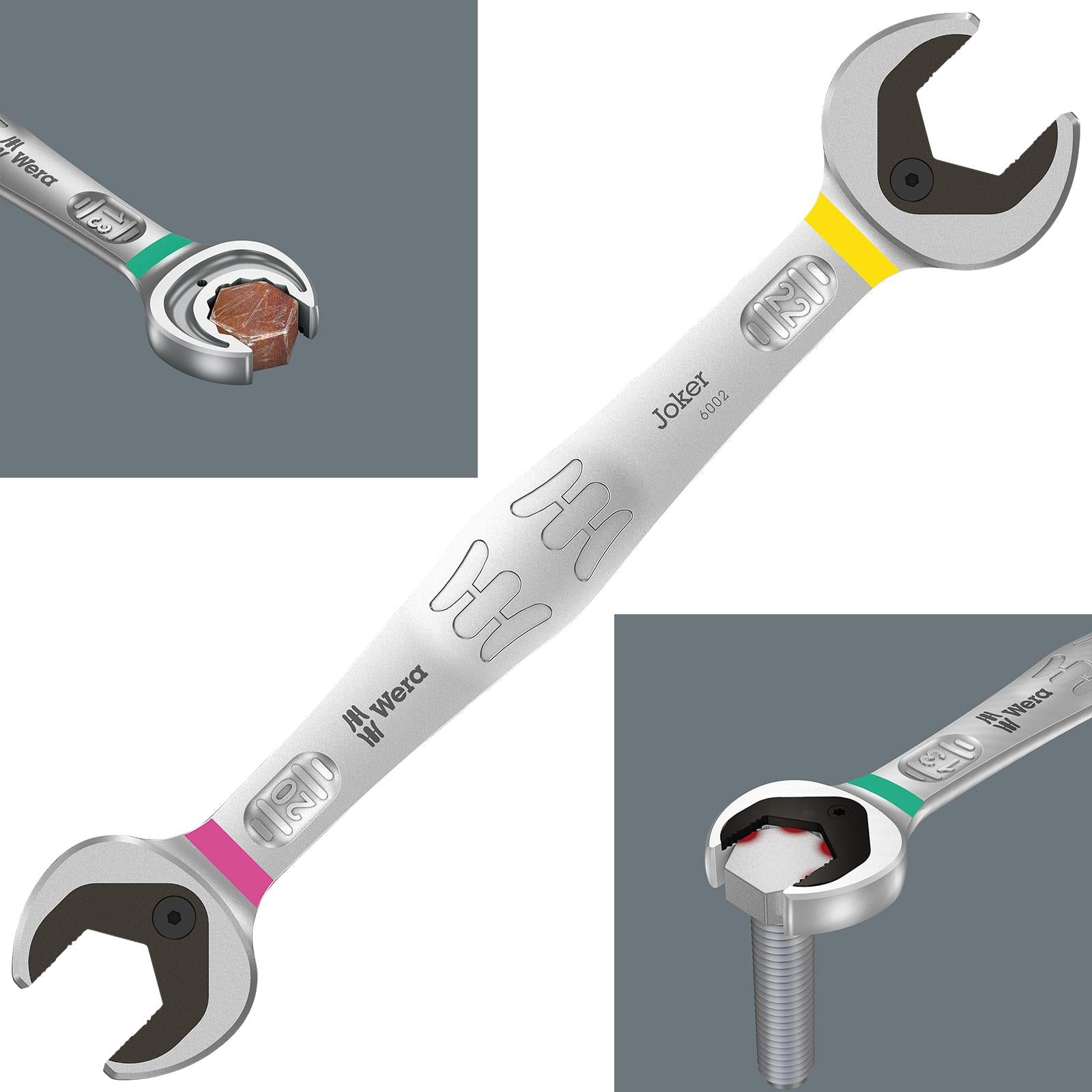Wera 6002 Joker Double Open Ended Spanner Wrench Metric with Holding Function