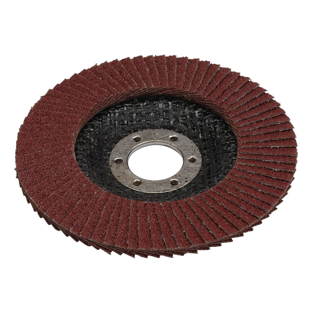 Draper Aluminium Oxide Flap Disc 115 x 22.23mm 80 Grit 82870  White Rose Tools