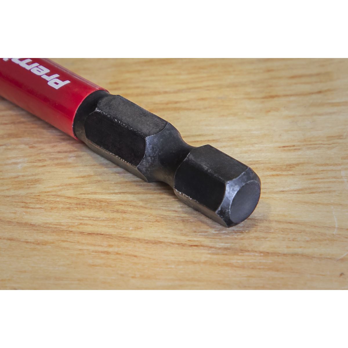 Sealey Premier Hex 6mm Impact Power Tool Bits 50mm - 3pc 