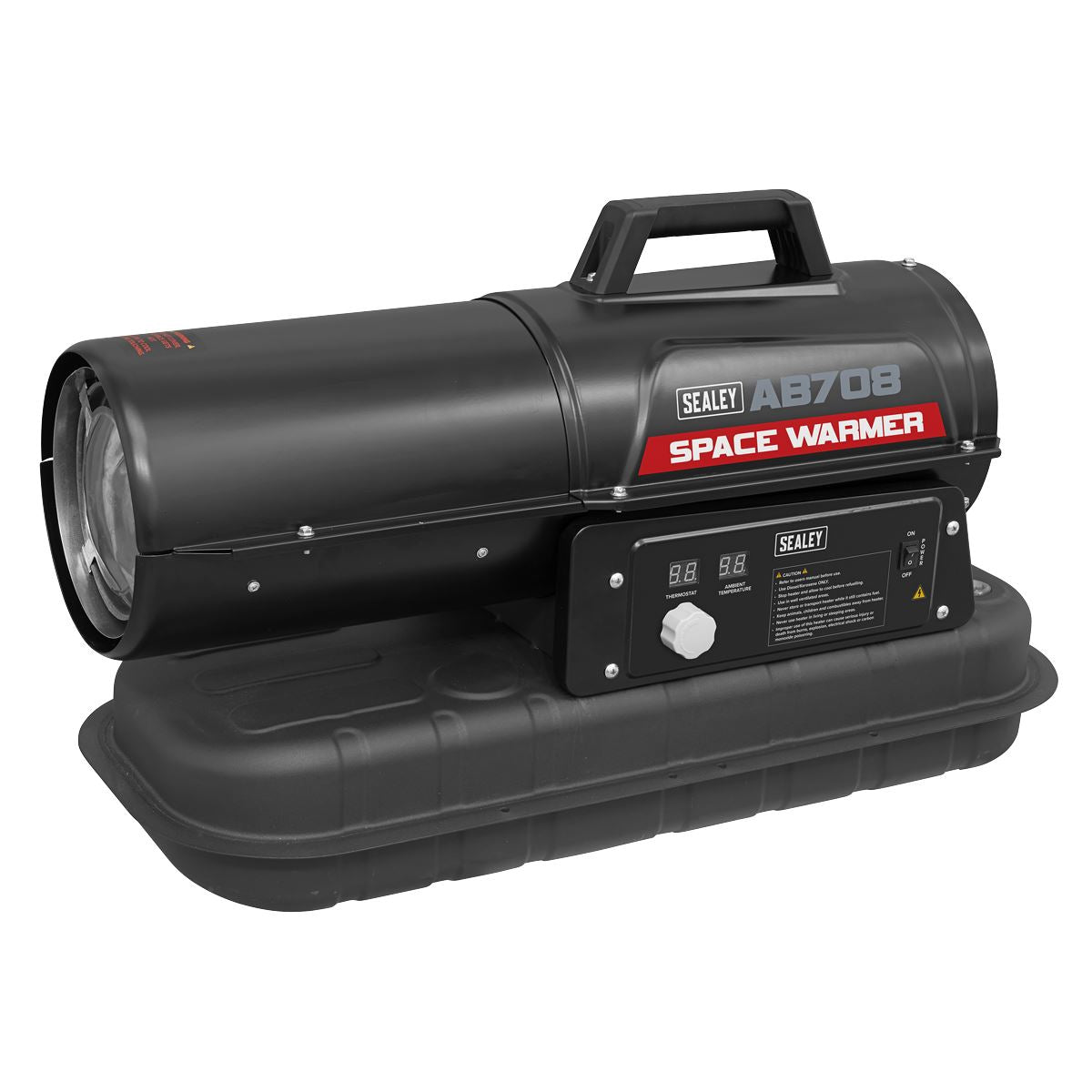 Sealey Space Warmer® Kerosene/Diesel Heater without Wheels 70,000Btu/hr 