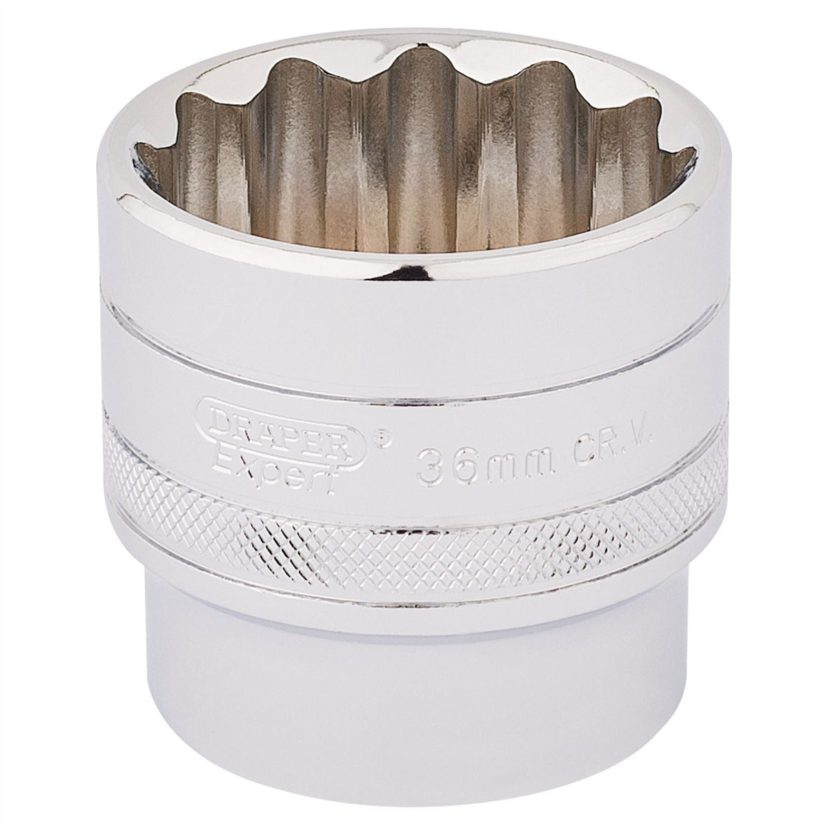 Draper Expert HI-TORQ® 12 Point Socket 1/2" Sq. Dr. 36mm 33594  White Rose Tools