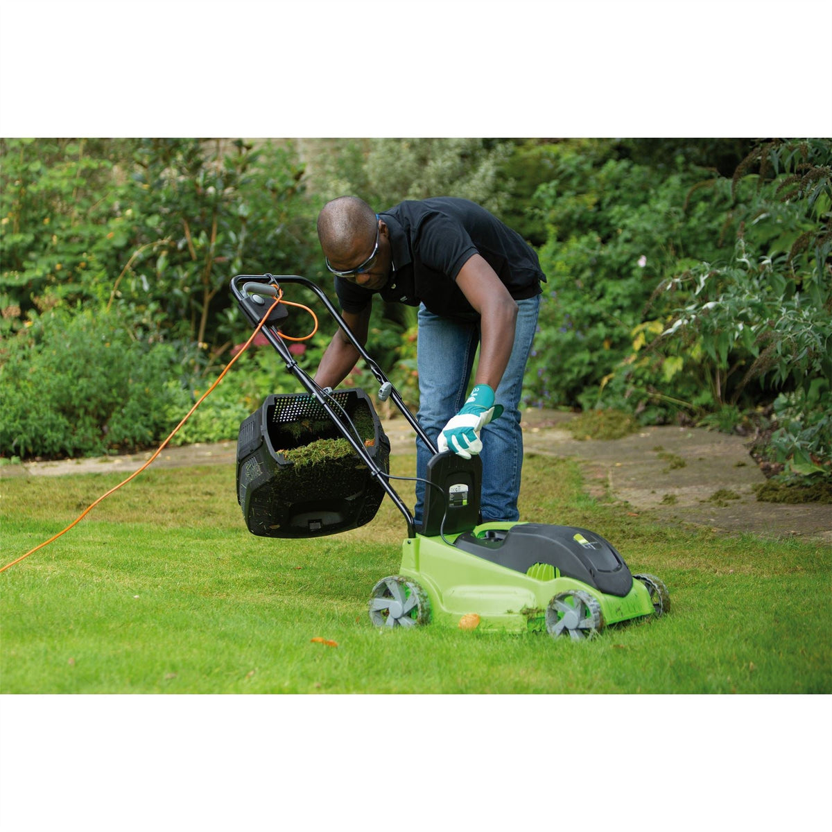 Draper Storm Force 230V Lawn Mower 380mm 1400W 20227  White Rose Tools