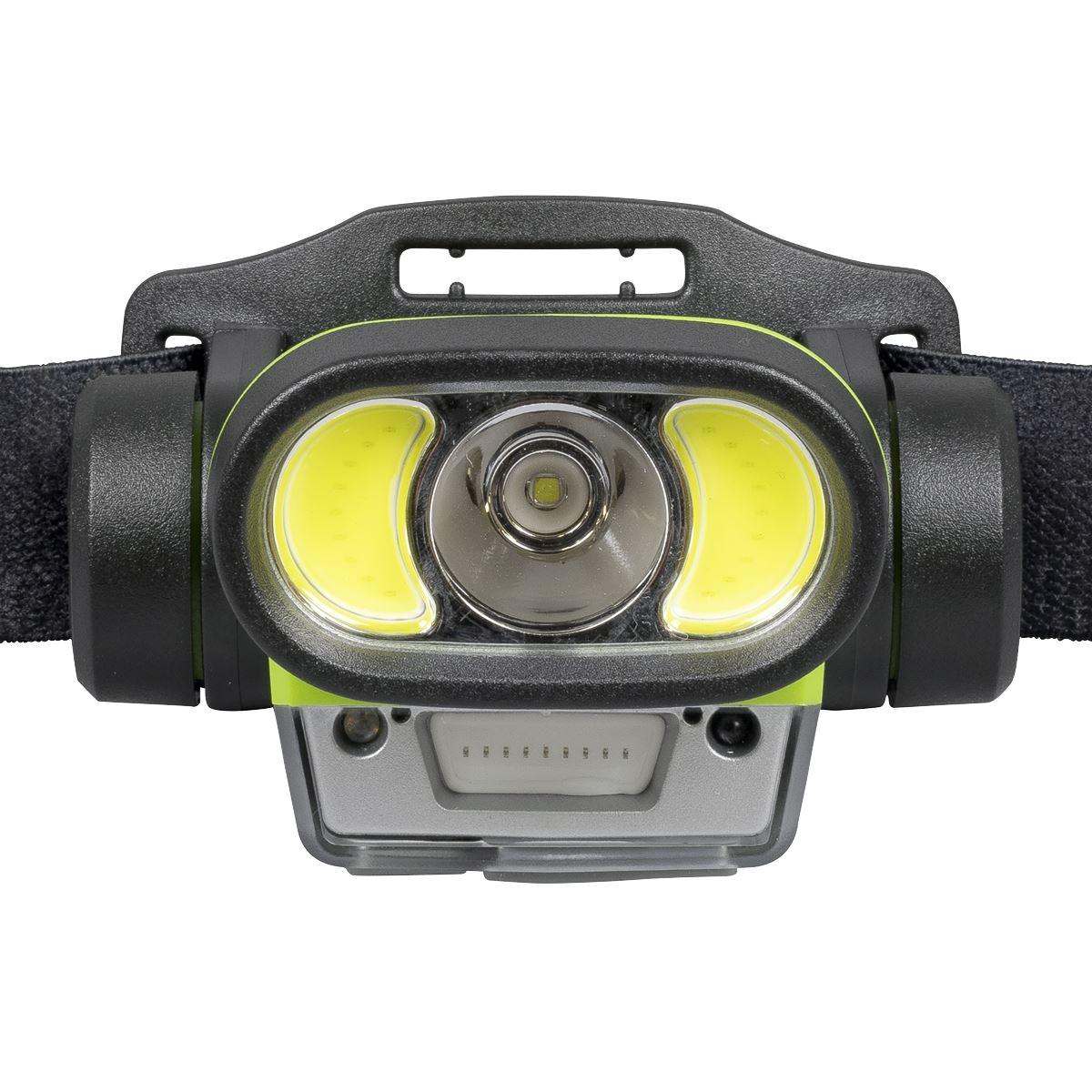 Sealey Rechargeable Head Torch with Auto-Sensor 5W & 3W COB LED 