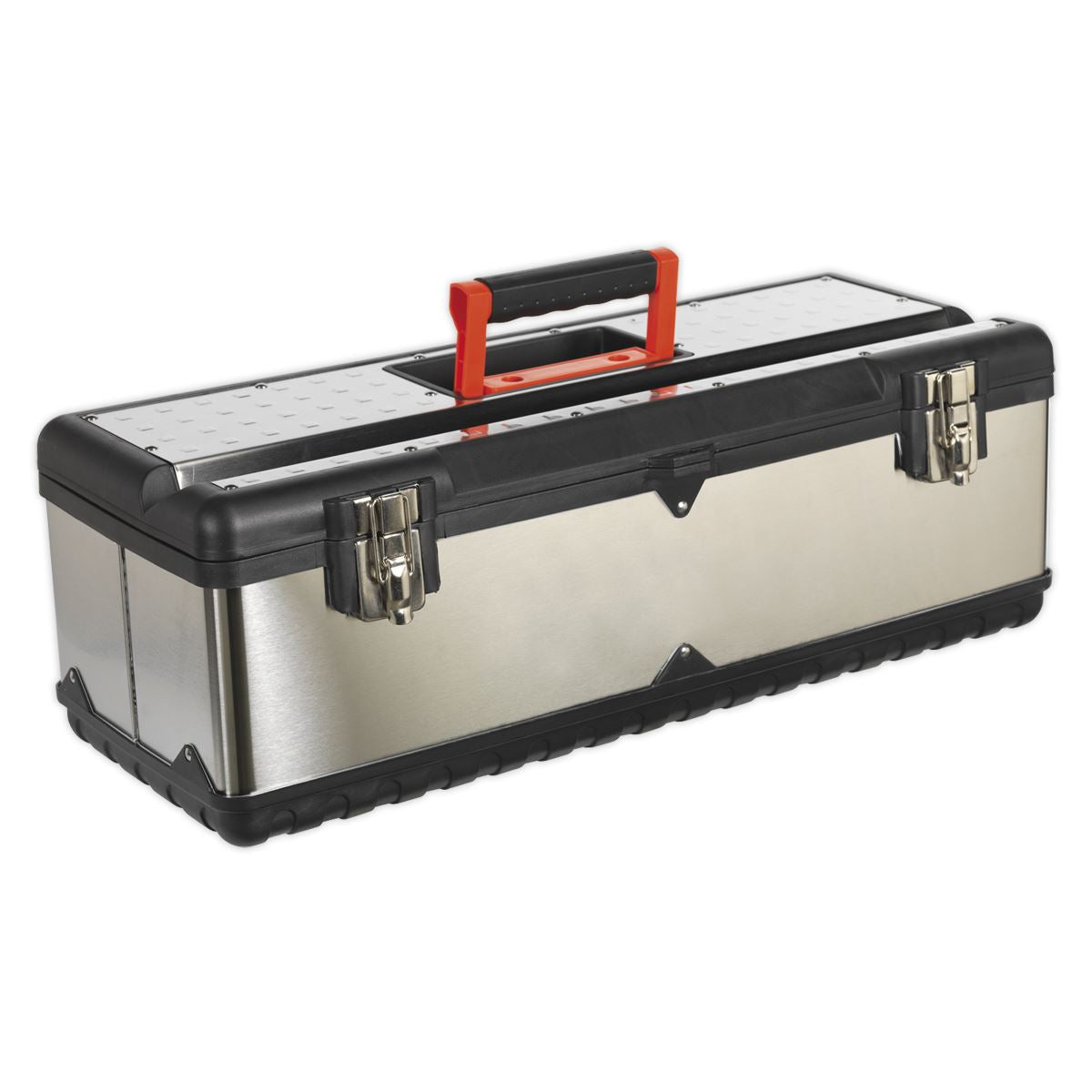 Sealey Stainless Steel Toolbox 660mm with Tote Tray 