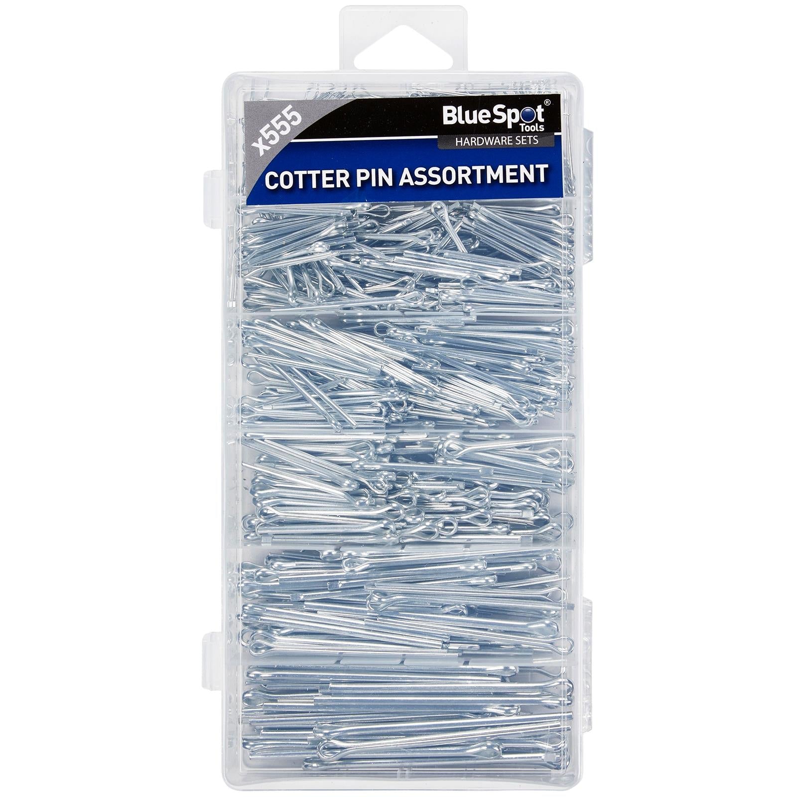 BlueSpot Assorted Cotter Pin Set 555pc 