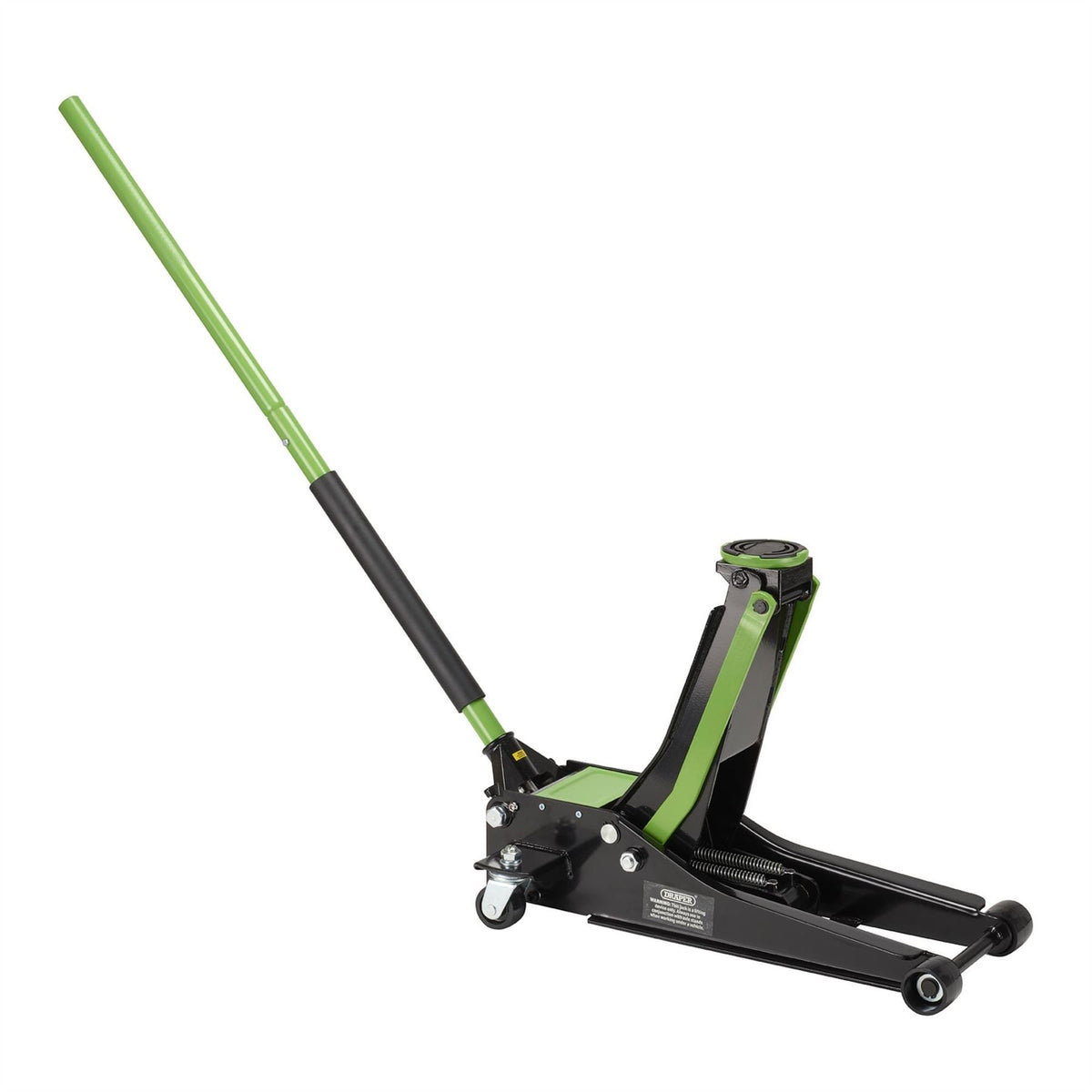Draper Trolley Jack 3 Tonne Green 28485  White Rose Tools