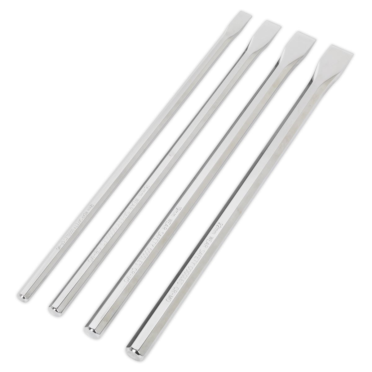 Sealey Premier Chisel Set 4pc Extra-Long 