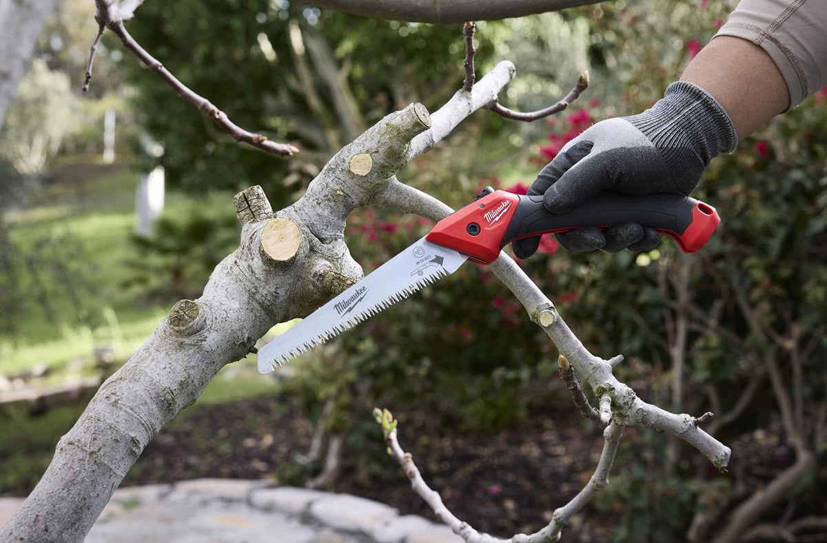 Milwaukee Compact Straight Pruning Saw with Holster  White Rose Tools