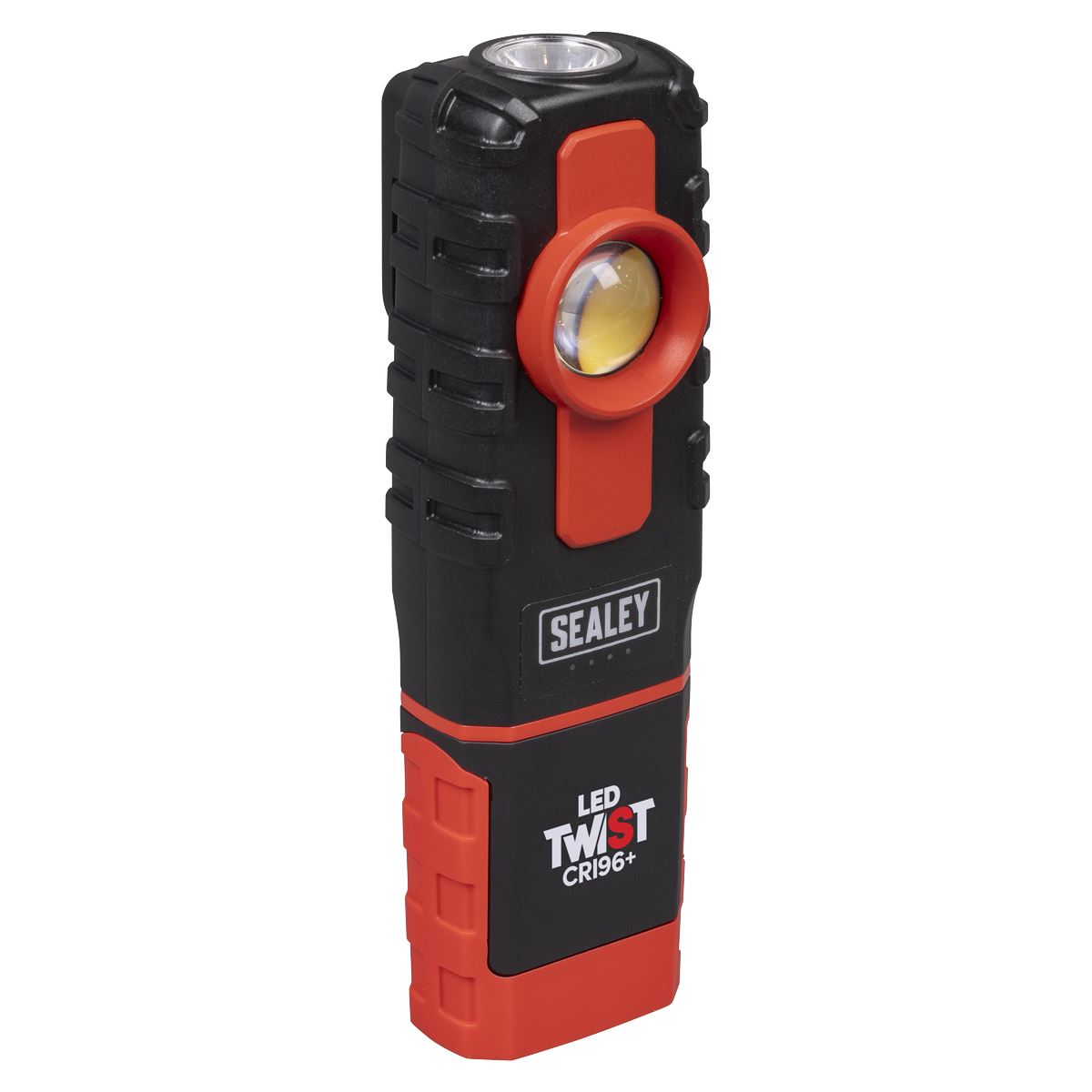 Sealey LED Twist Rechargeable Inspection Light 6W COB LED & 1W SMD LED Colour Match CRI 96+