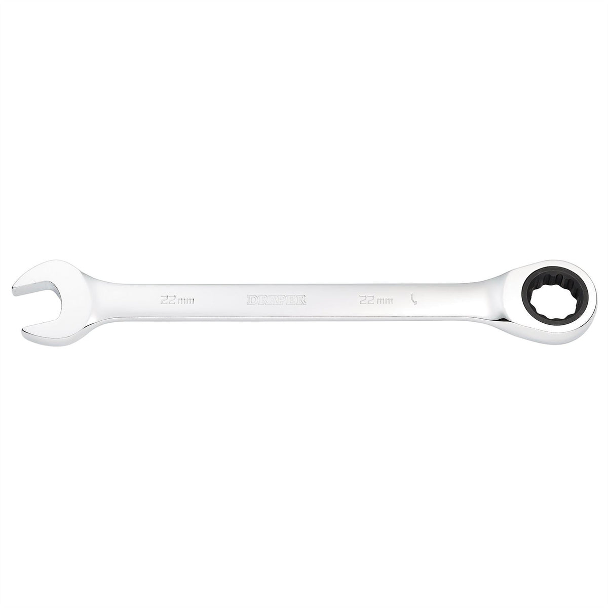 Draper Metric Ratcheting Combination Spanner 22mm 31022  White Rose Tools