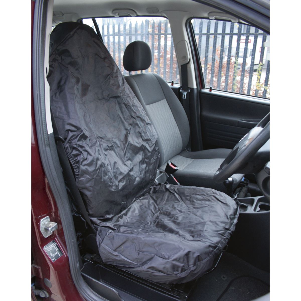 Sealey Heavy-Duty Front Seat Protector Set 2pc 