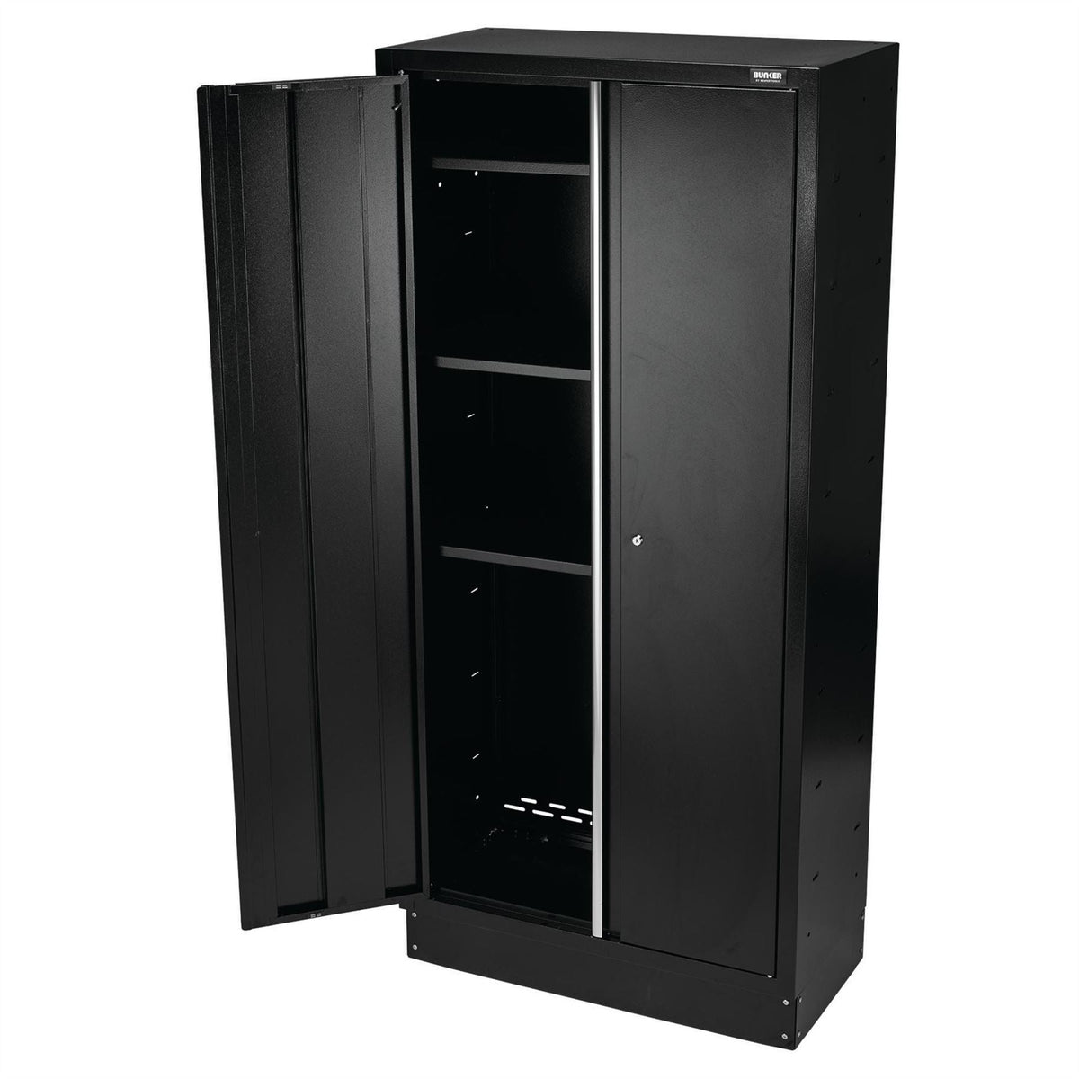 BUNKER Modular Tall Floor Cabinet 2 Door 2000mm 33166  White Rose Tools