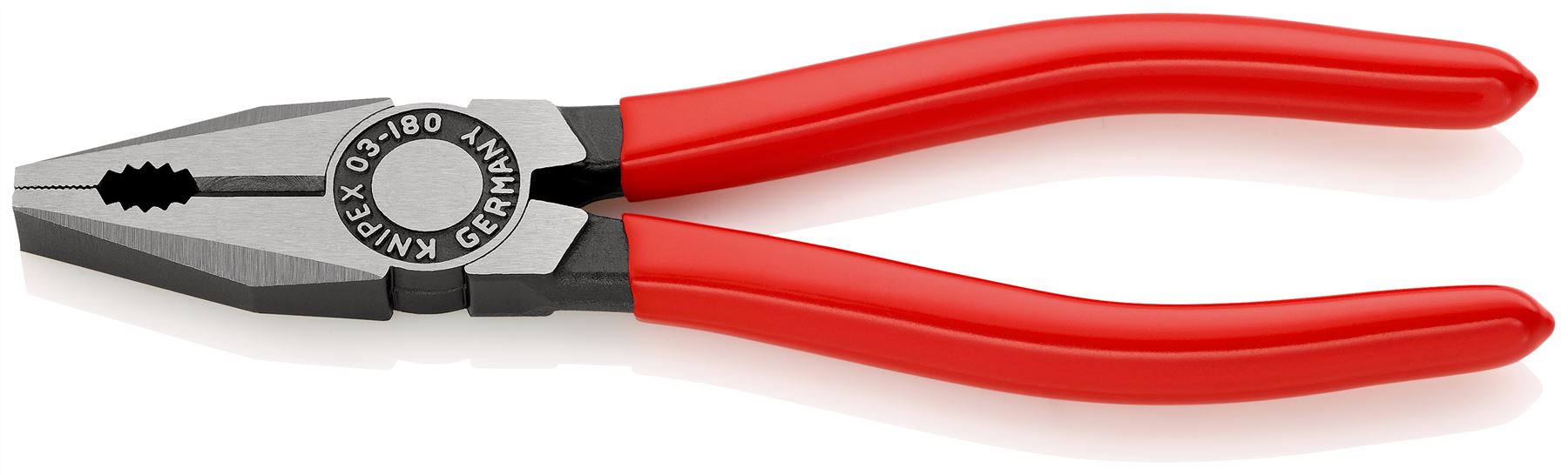 KNIPEX Combination Pliers 180mm Plastic Coated 03 01 180 SB