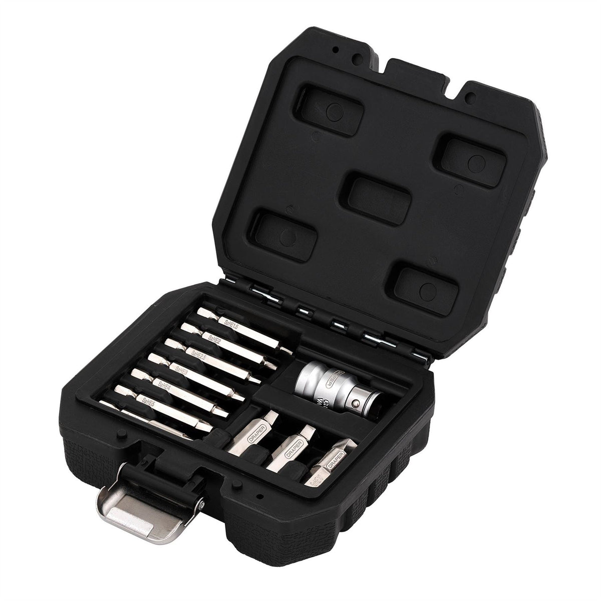 Draper Damaged Hex Cap Head Bolt and Screw Extractor Set (11 Piece) 31801  White Rose Tools