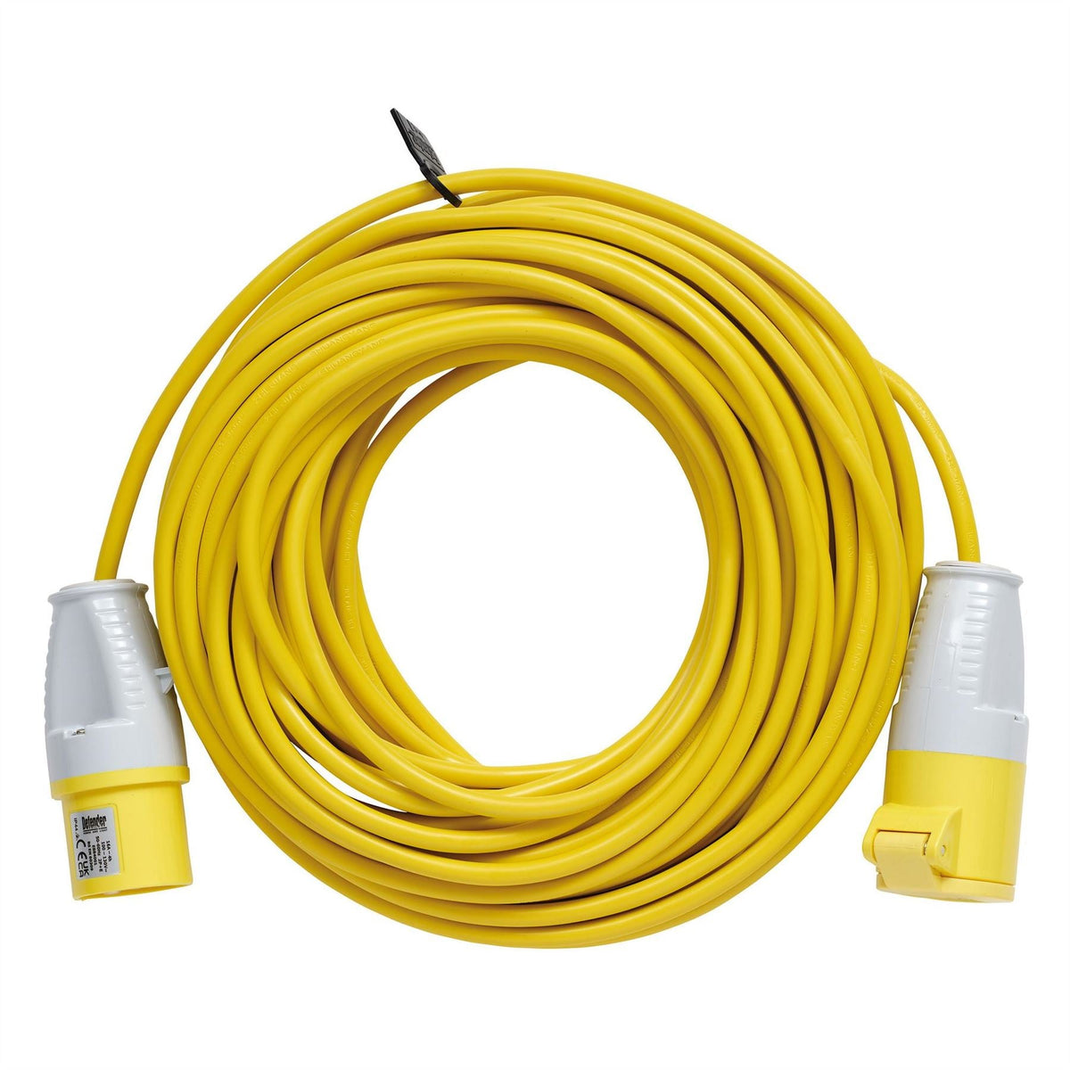 Defender E85230 110V Extension Lead Yellow 1.5mm² 16A 25m 35070  White Rose Tools
