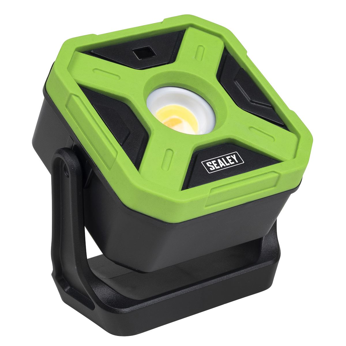 Sealey Rechargeable 360° Floodlight & Power Bank 12W COB LED  White Rose Tools