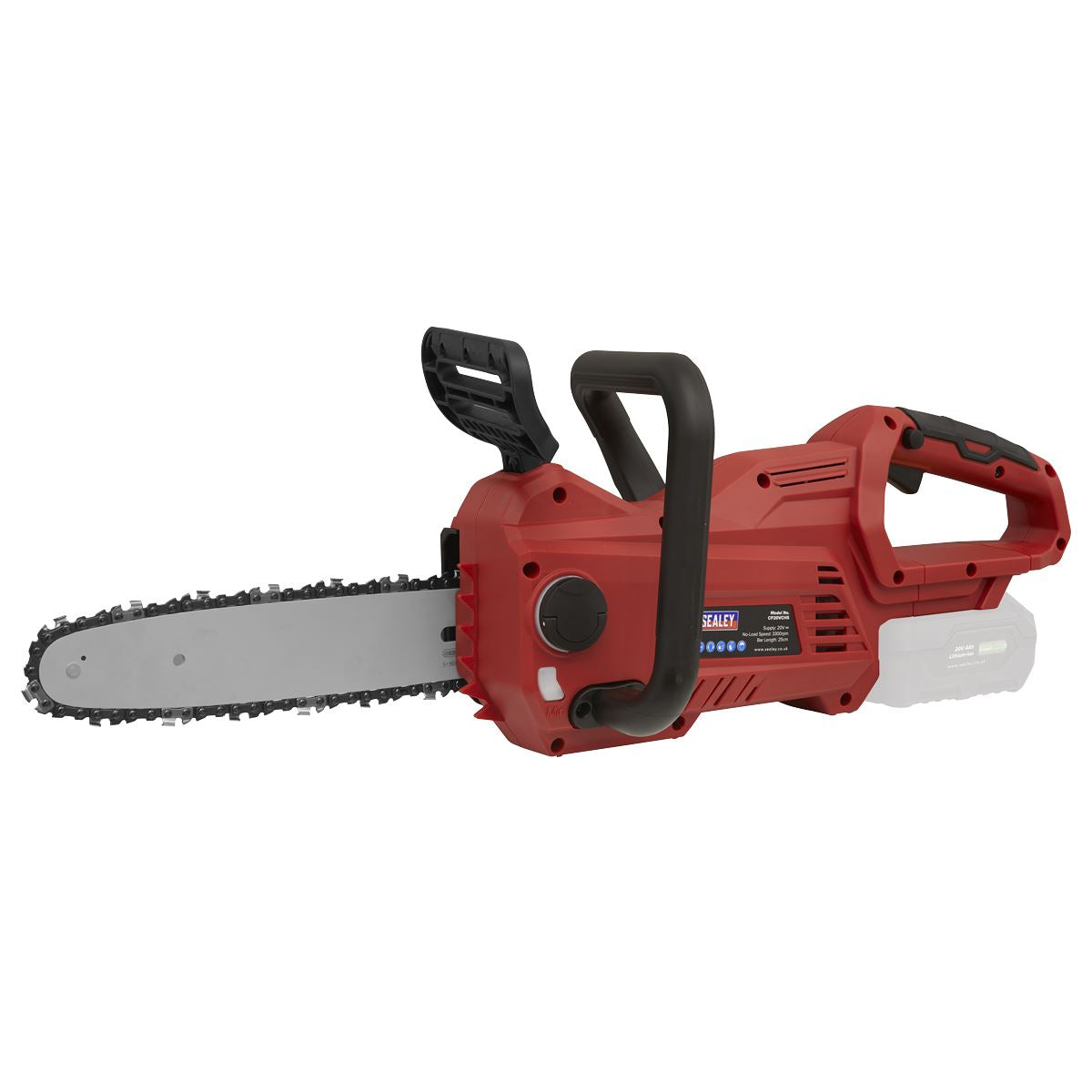 Sealey Cordless Chainsaw 20V SV20 Series 25cm - Body Only 