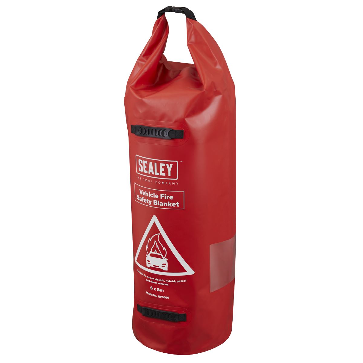 Sealey Vehicle Fire Safety Blanket - PU Coated 6 x 8m  White Rose Tools