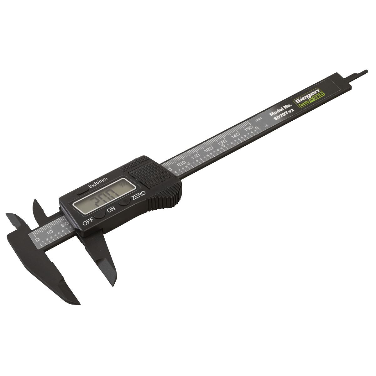 Siegen by Sealey Digital Electronic Vernier Caliper 0-150mm(0-6")