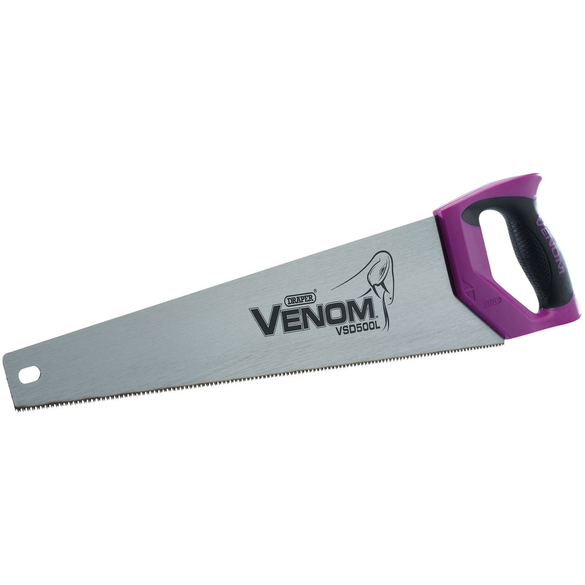 Draper Venom® Double Ground Laminate Saw 500mm 13tpi/14ppi 66125  White Rose Tools