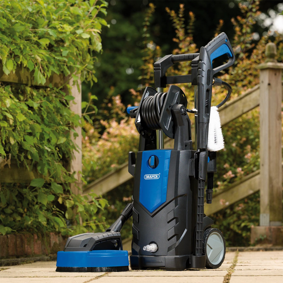 Draper 230V Pressure Washer 2100W 165bar 98678  White Rose Tools
