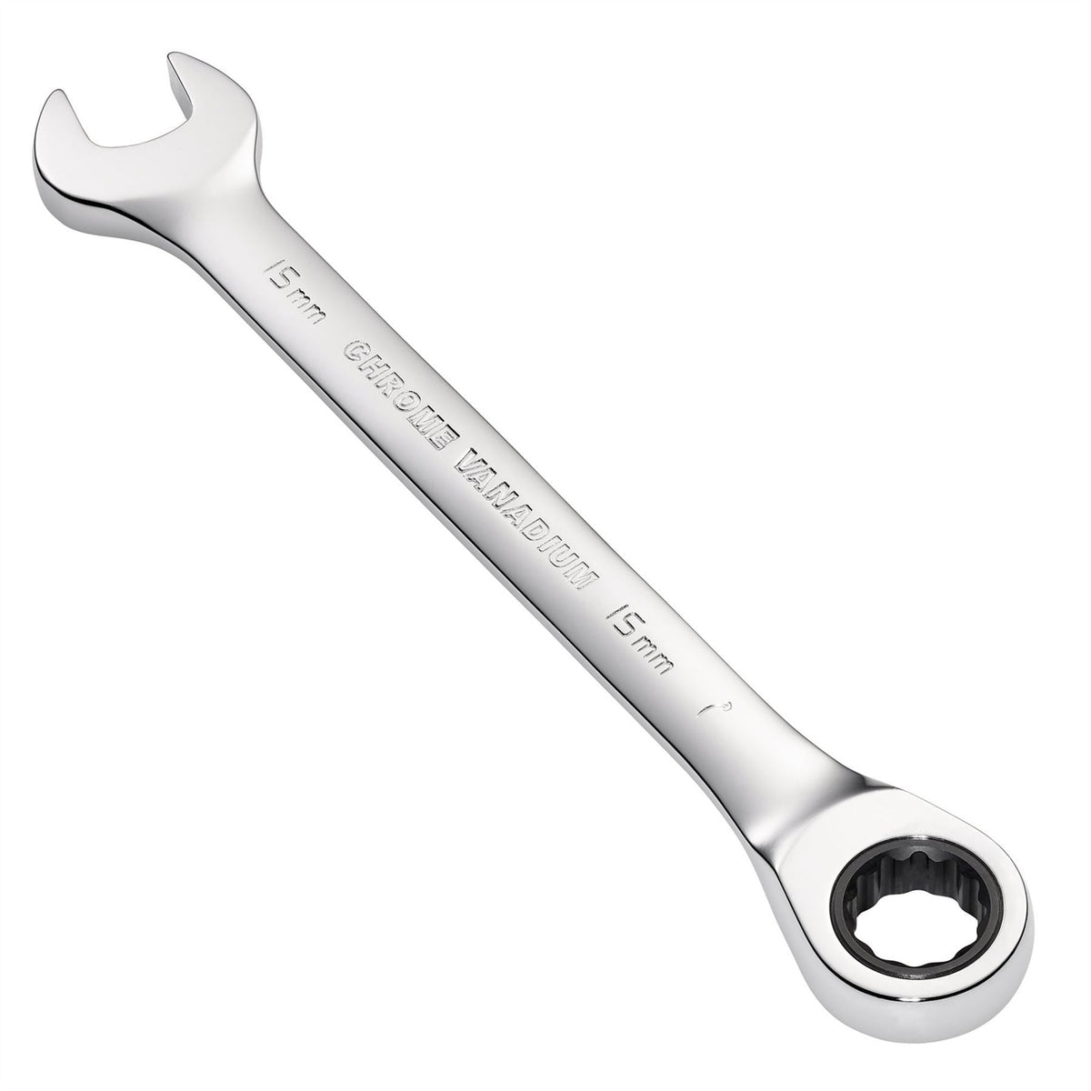 Draper Metric Ratcheting Combination Spanner 15mm 31012  White Rose Tools
