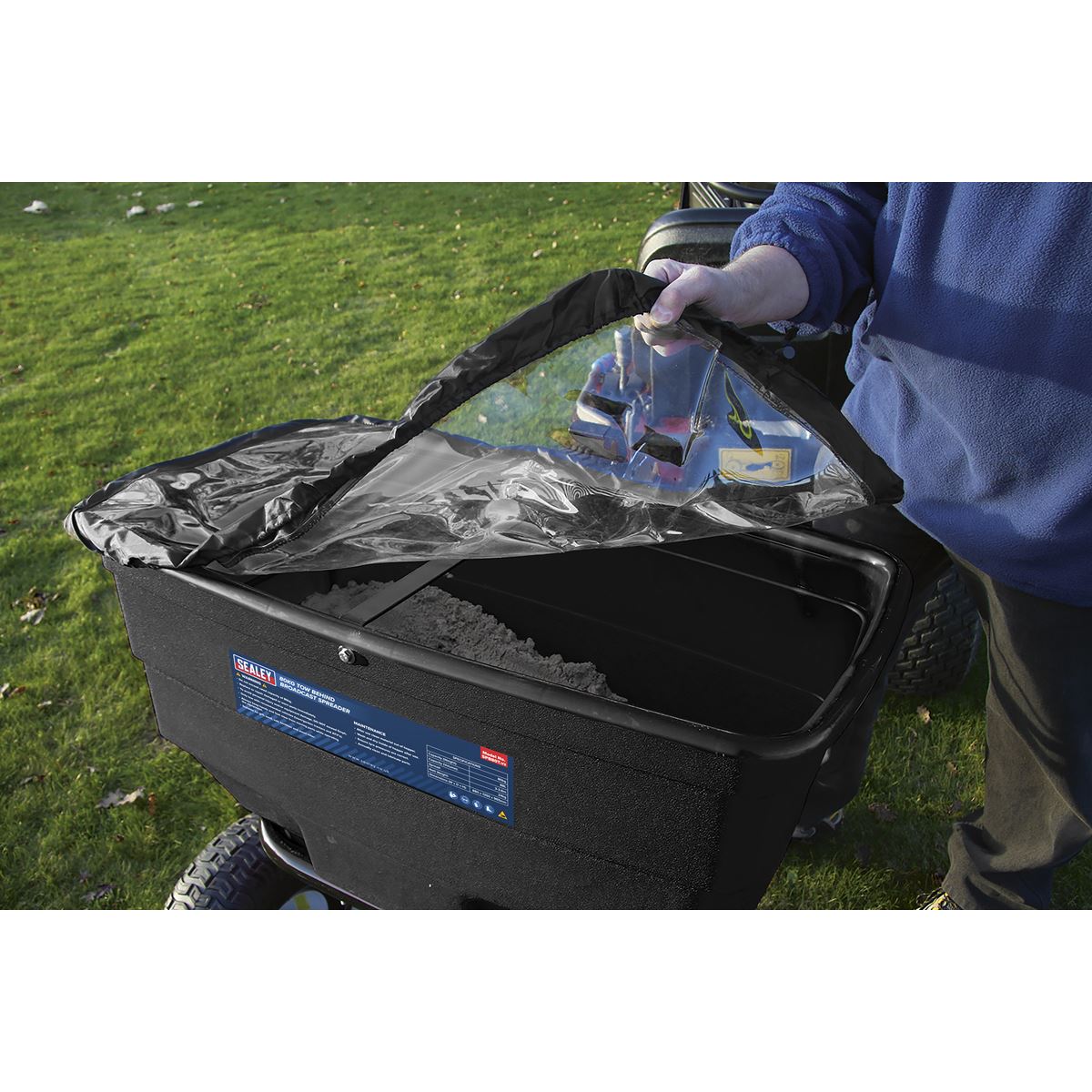 Sealey Broadcast Spreader 80kg Tow Behind 