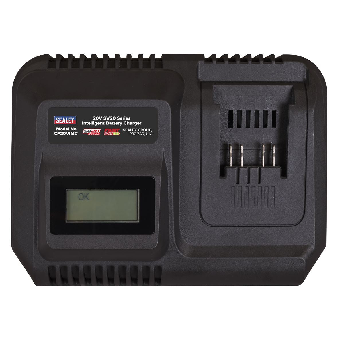 Sealey Intelligent Battery Charger 20V SV20 Series Lithium-ion  White Rose Tools