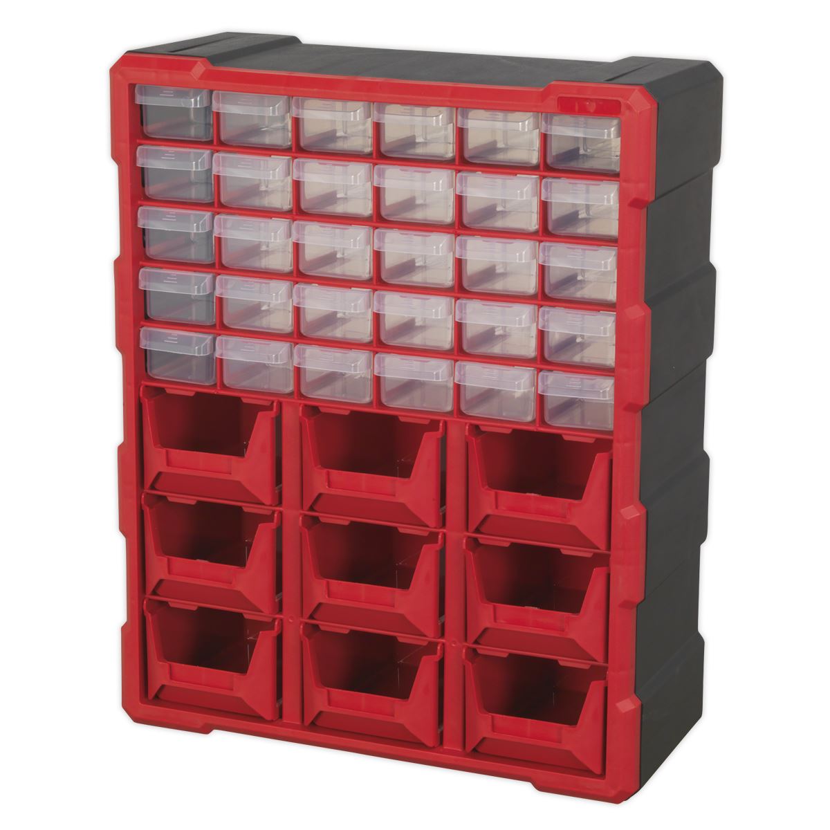 Sealey Cabinet Box 39 Drawer - Red/Black 