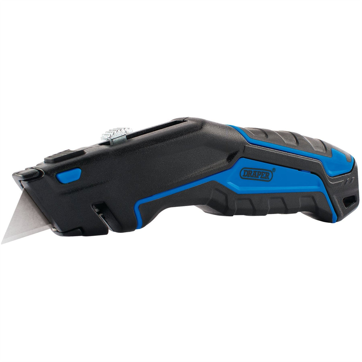Draper Retractable Trimming Knife with Blade Storage and x 3 Blades 70363  White Rose Tools