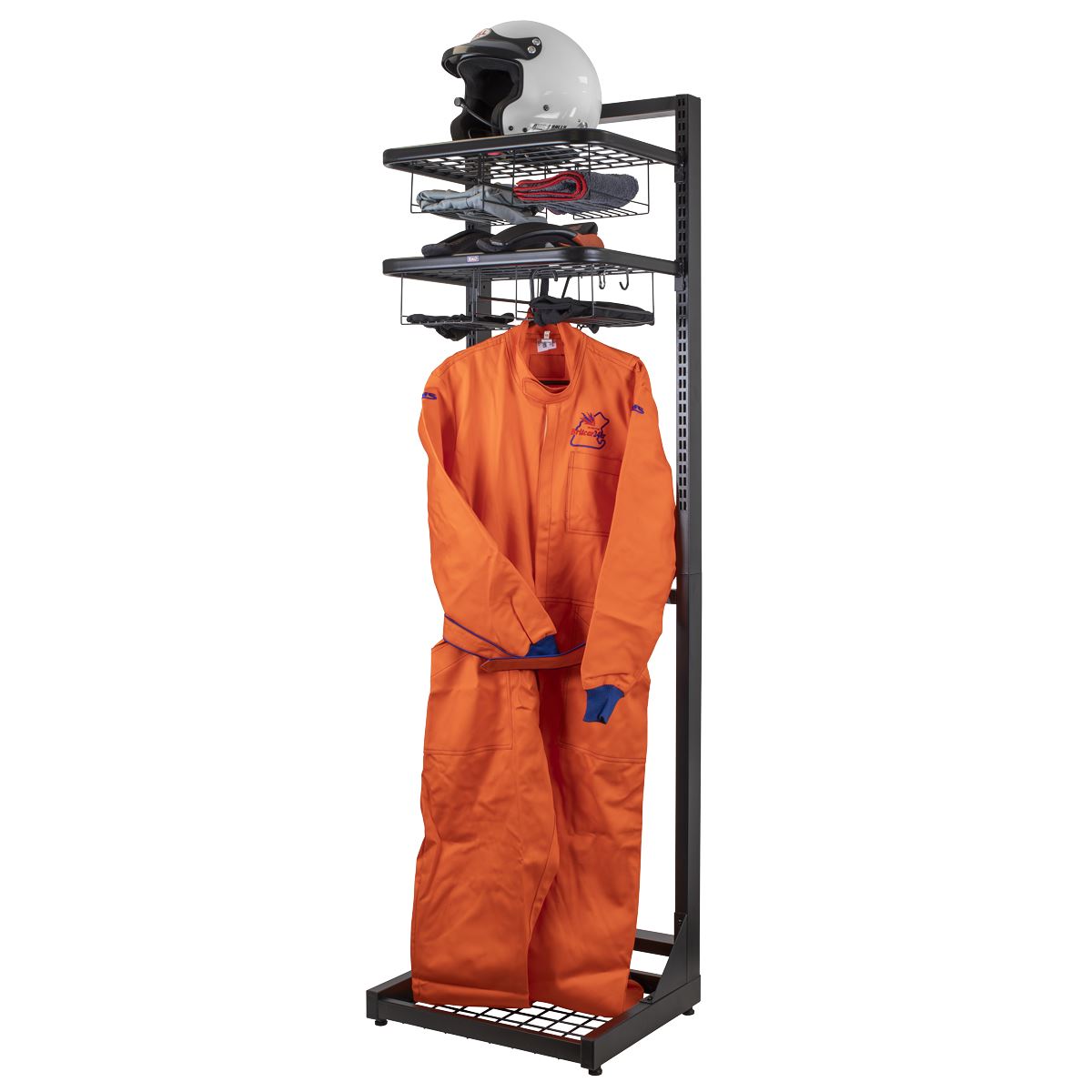 Sealey Motorcycle Helmet & Gear Tidy, Freestanding 