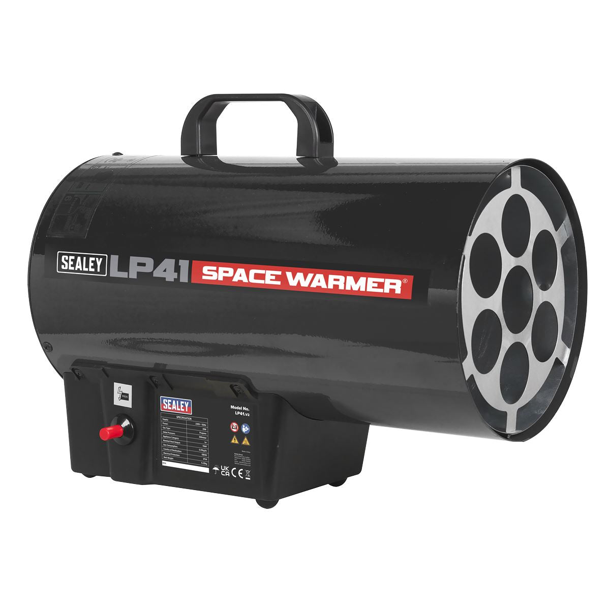 Sealey Space Warmer® Propane Heater 40,500Btu/hr(11.5kW)