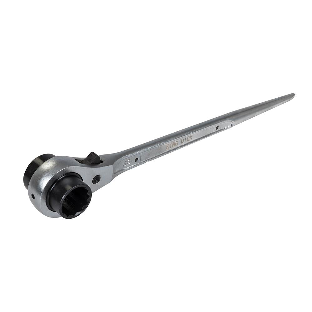 King Dick Ratchet Podger Spanner Metric - Choose Size  White Rose Tools