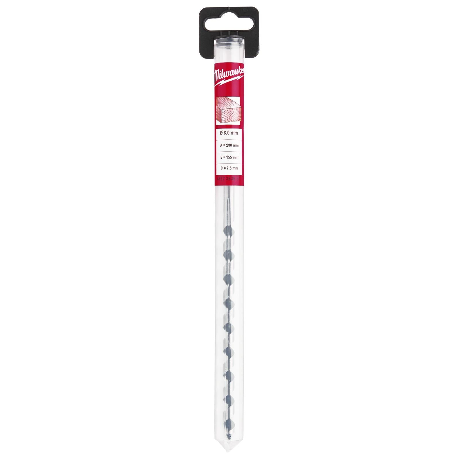 Milwaukee Wood Auger Drill Bits 230mm Overall Length 