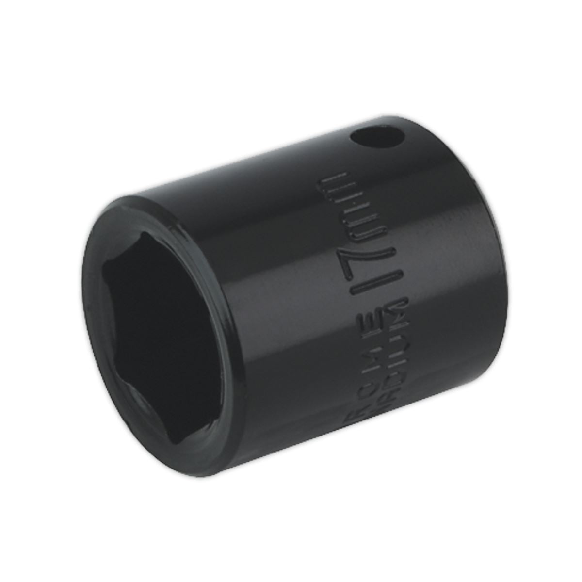 Sealey Premier Impact Socket 17mm 3/8"Sq Drive
