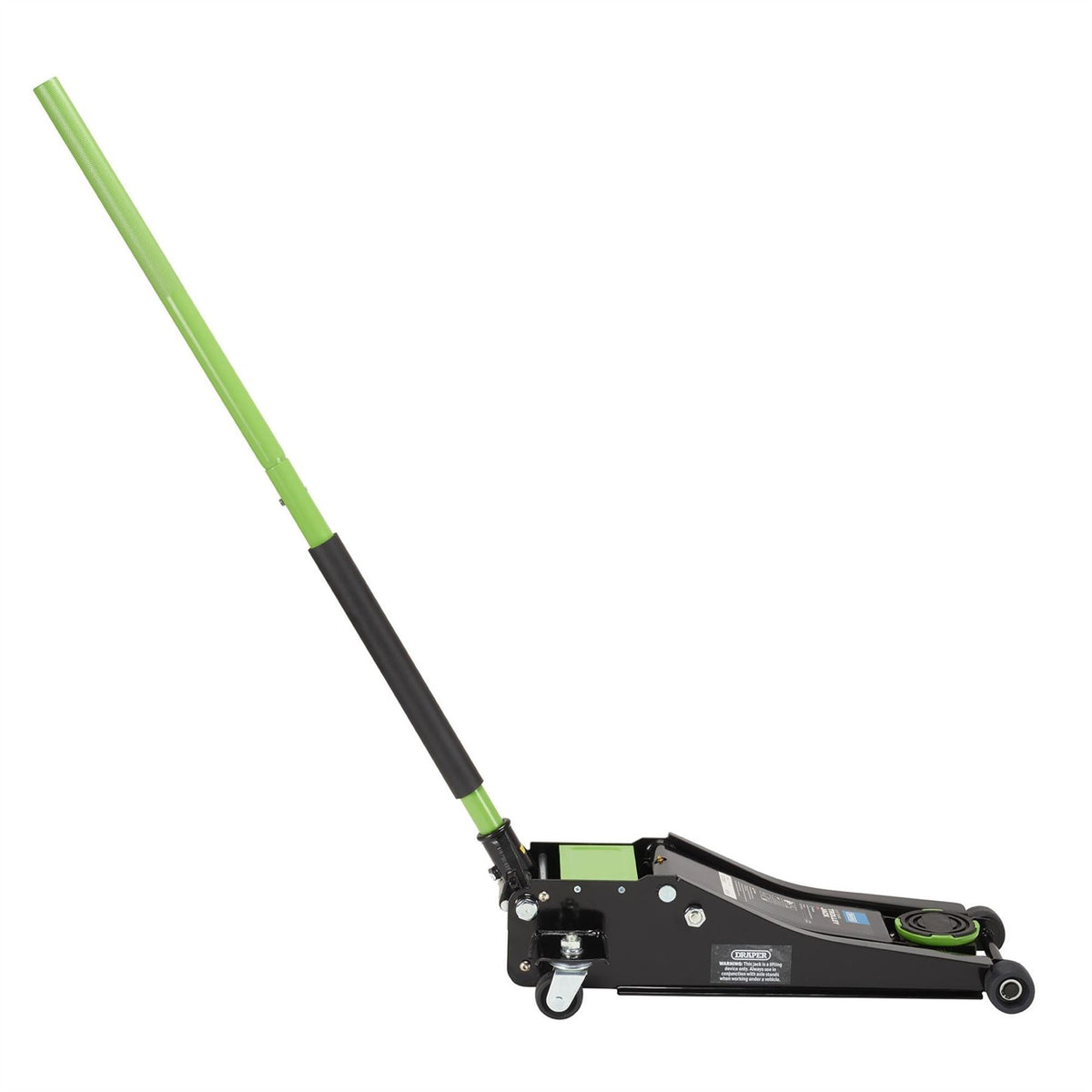 Draper Trolley Jack 2.25 Tonne Green 28466  White Rose Tools