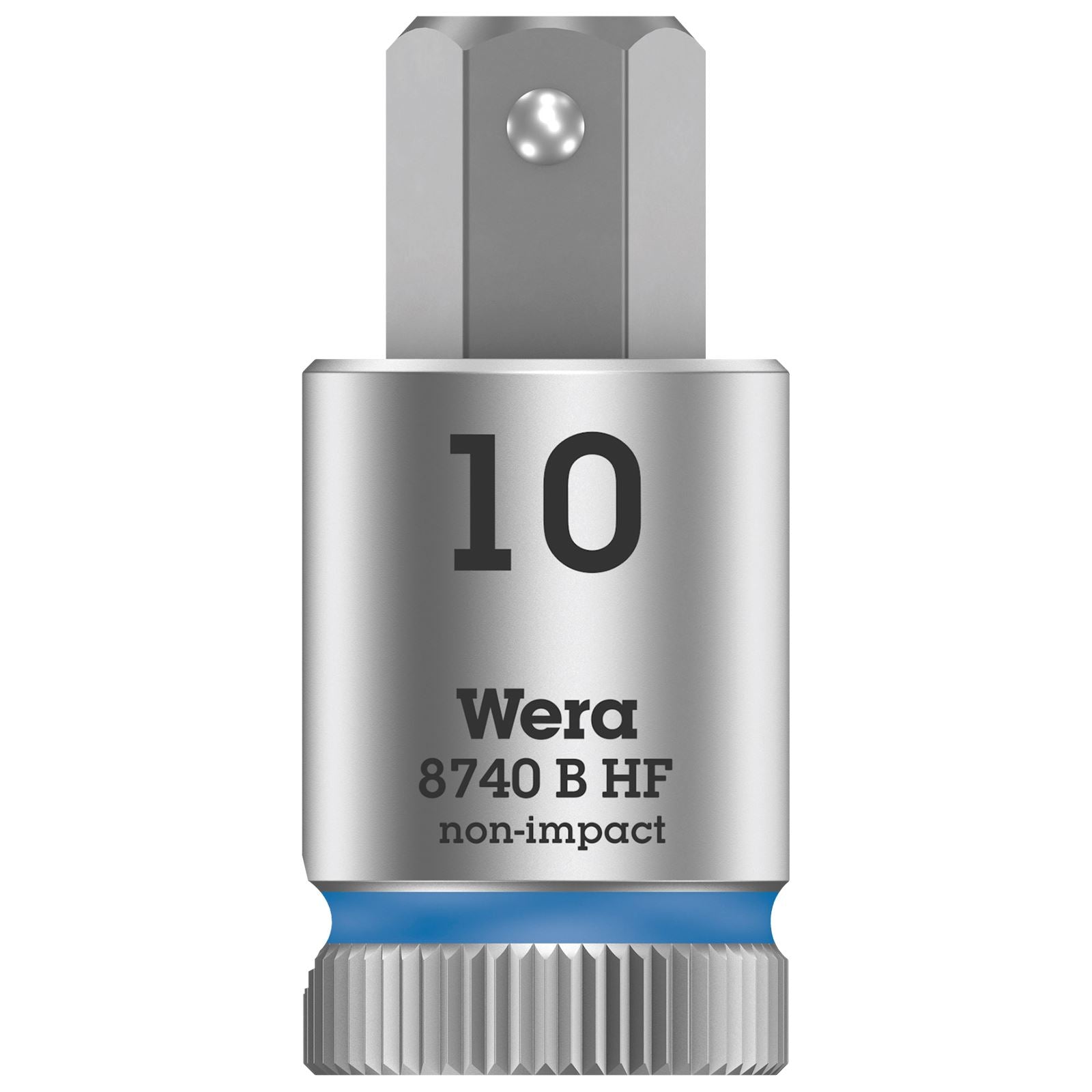 Wera Socket Bit Hex HF 3/8" Drive Zyklop Socket Bits with Holding Function 8740 B 3-10 mm